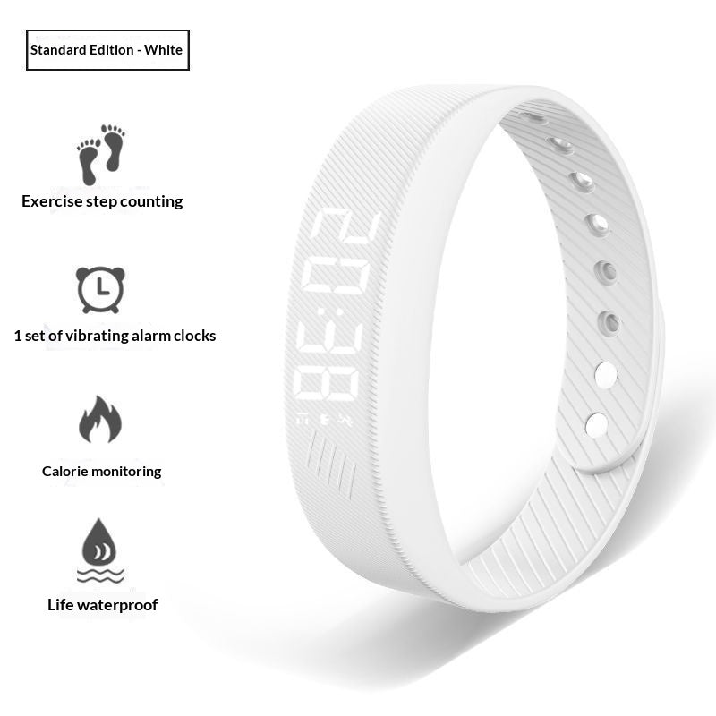 Silent vibrating alarm wristband