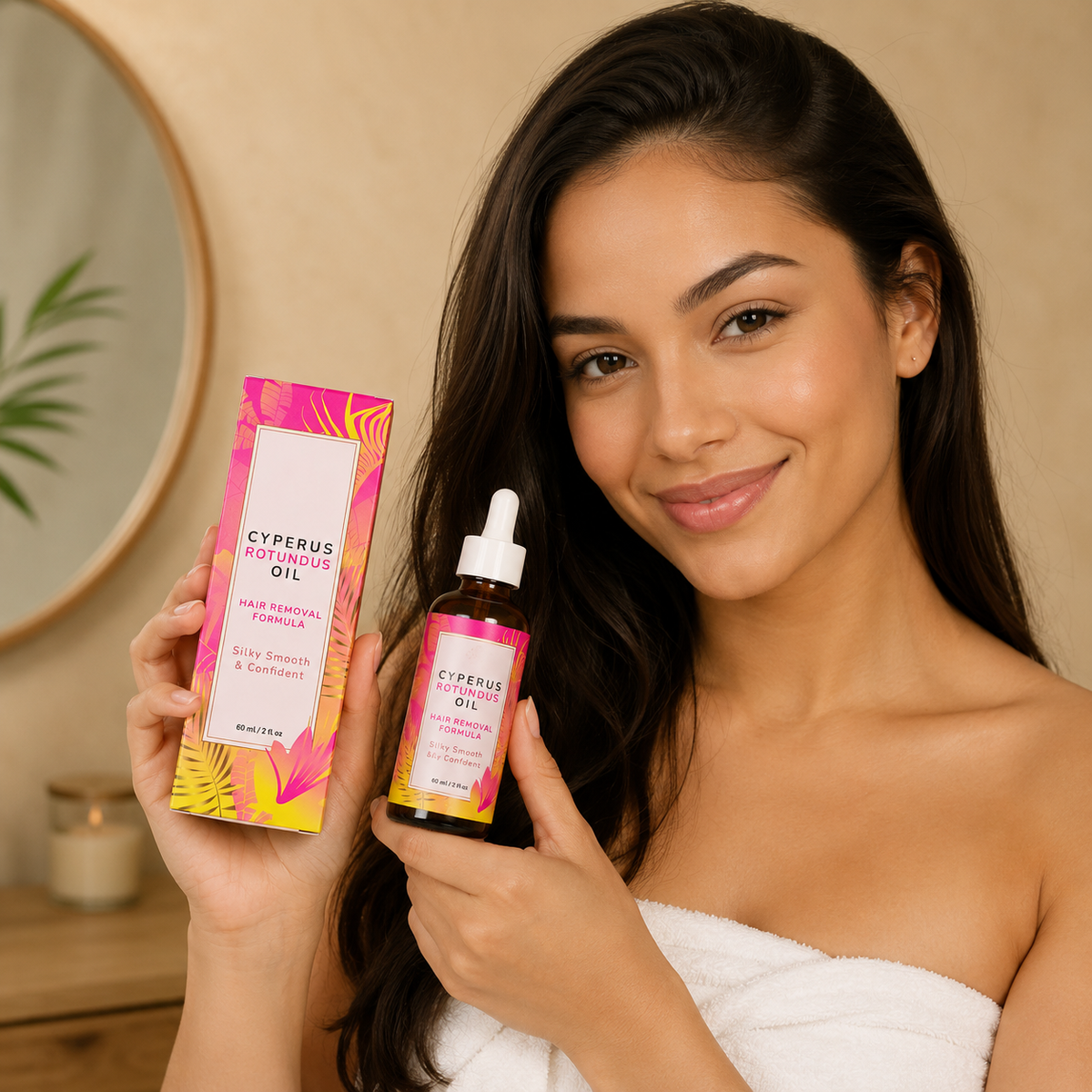 Pure Cyperus Rotundus Oil™– Natural Hair Removal Formula & Growth Inhibitor