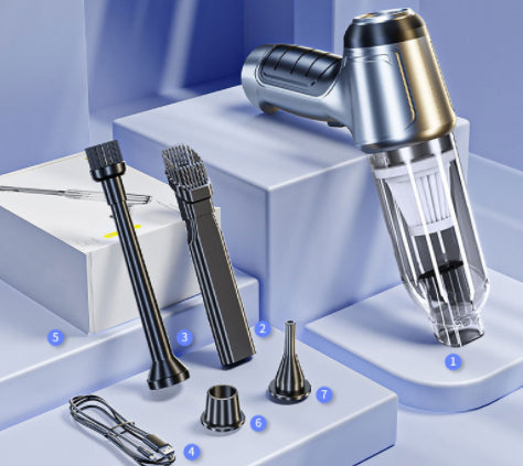 Wireless Handheld Car Vacuum Cleaner™️- designed for car detailing, household dusting, and basic inflation tasks