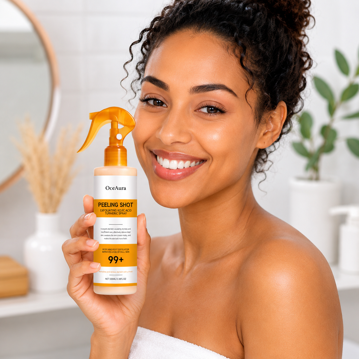 OCEAURA™- Peeling Shot Exfoliating Kojic Acid Turmeric Spray