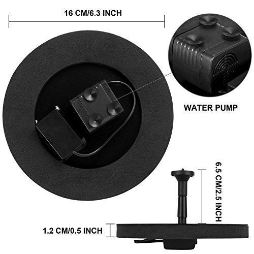 floating solar water fountain pump-Free™️-Standing Floating Solar Pump for Pond and Pool