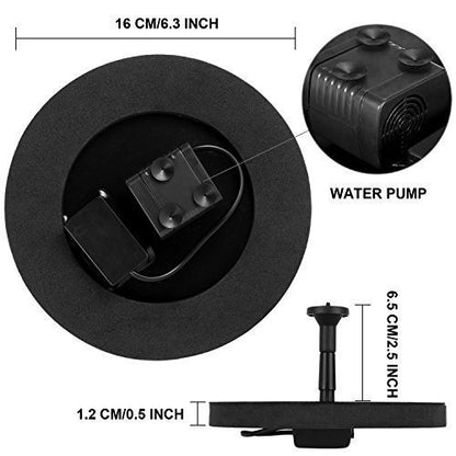 floating solar water fountain pump-Free™️-Standing Floating Solar Pump for Pond and Pool