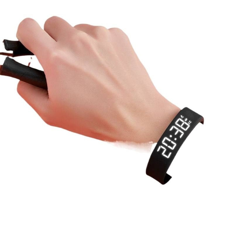 Silent vibrating alarm wristband