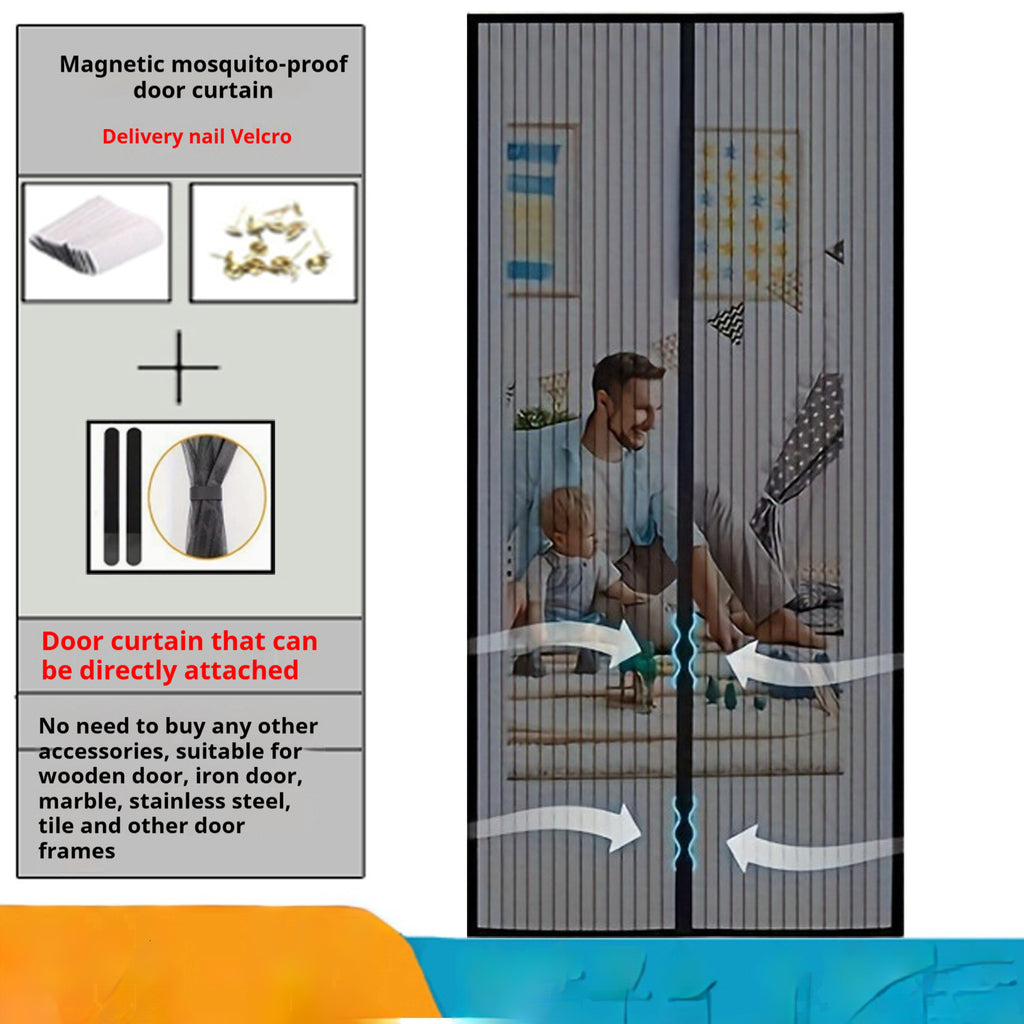 Door Curtain Magnetic Mosquito-proof Shade Curtain Summer