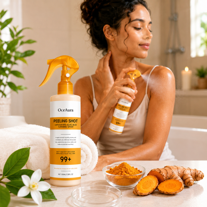 OCEAURA™- Peeling Shot Exfoliating Kojic Acid Turmeric Spray