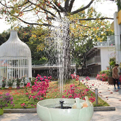 floating solar water fountain pump-Free™️-Standing Floating Solar Pump for Pond and Pool