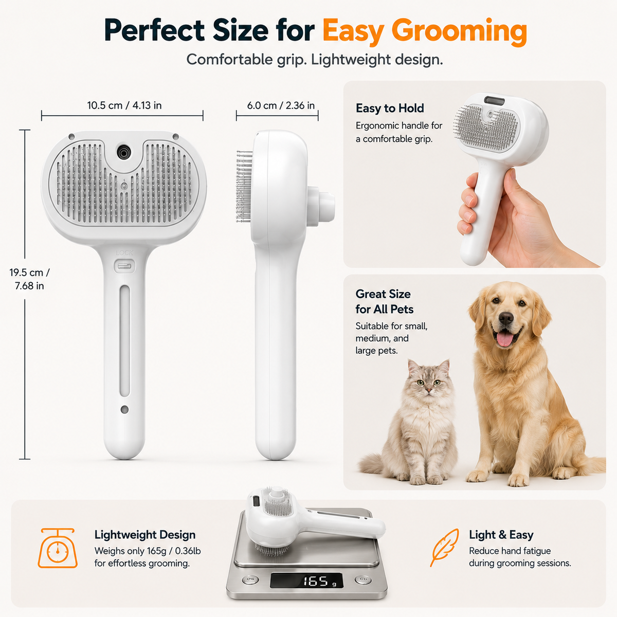 PetMist™ Self-Cleaning Comb
