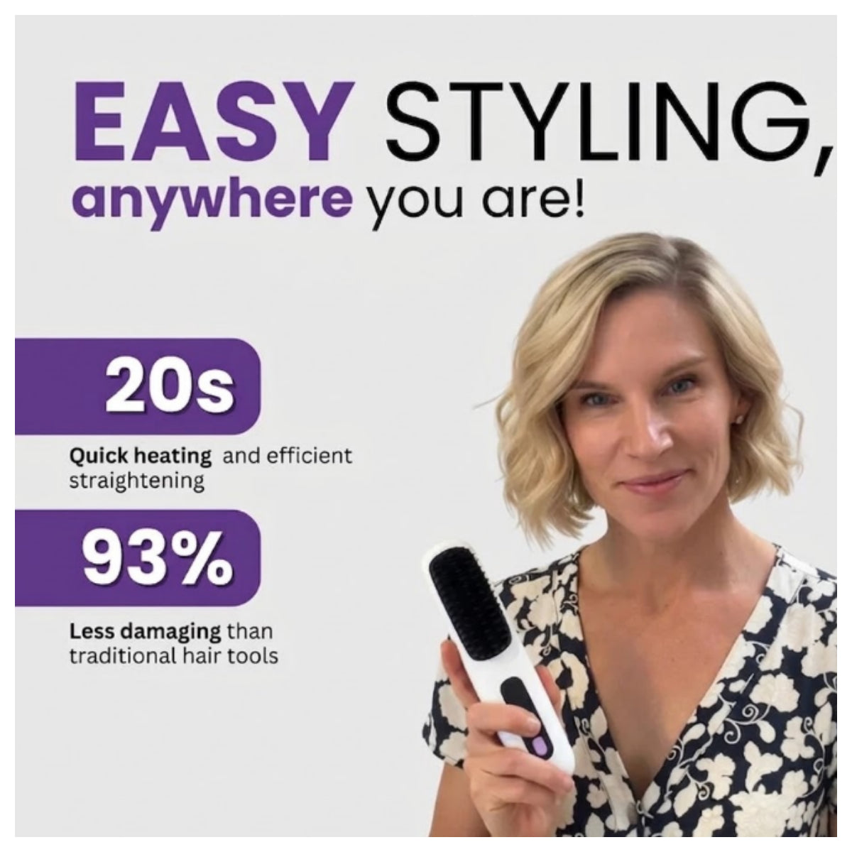 Portable Straight Comb