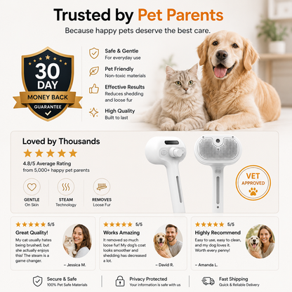 PetMist™ Self-Cleaning Comb