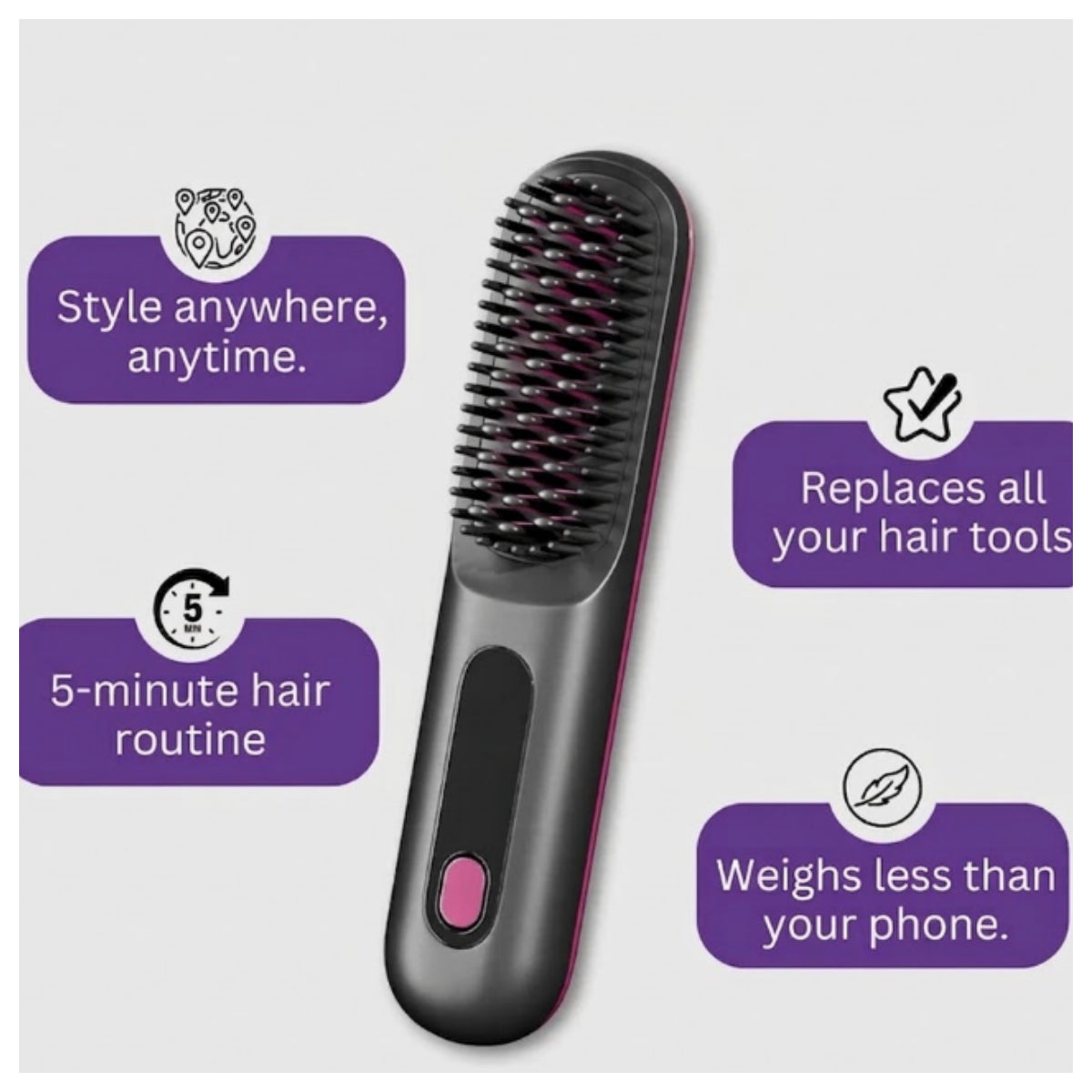 Portable Straight Comb