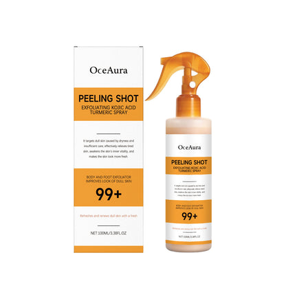 OCEAURA™️- Peeling Shot Exfoliating Kojic Acid Turmeric Spray