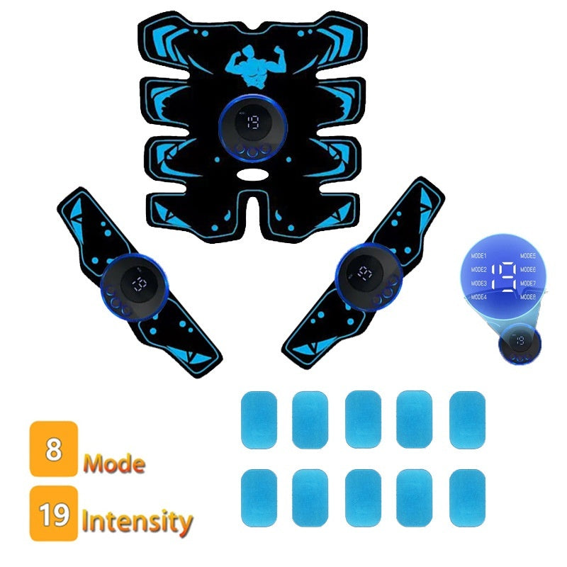 EMS8 Abdominal Muscle Abdomen Trainer Home Sports Power Plate Lazy Fitness Material Stickers