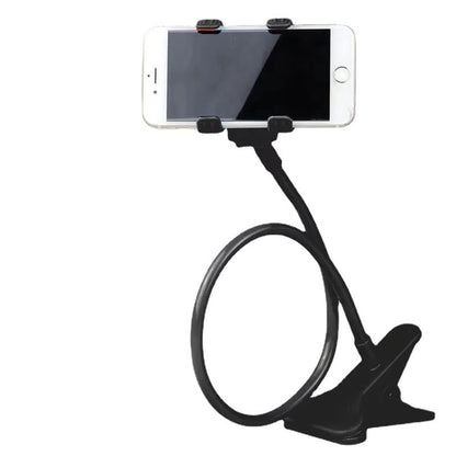 Gooseneck Phone Holder™️- 360° Rotating Lazy Bracket with Flexible Long Arm & Heavy Duty Desk Clamp for Bed