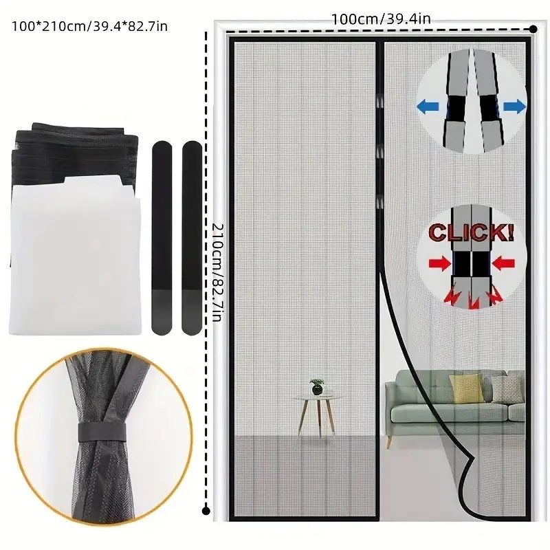 Door Curtain Magnetic Mosquito-proof Shade Curtain Summer
