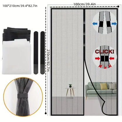 magnetic screen door™️- Designed to let fresh air into your home while keeping insects out
