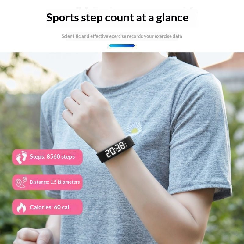 Silent vibrating alarm wristband